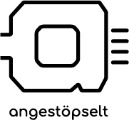 Logo für angestoepselt